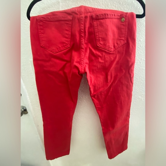 Kate Spade red slim jeans size 27 - Picture 4 of 5